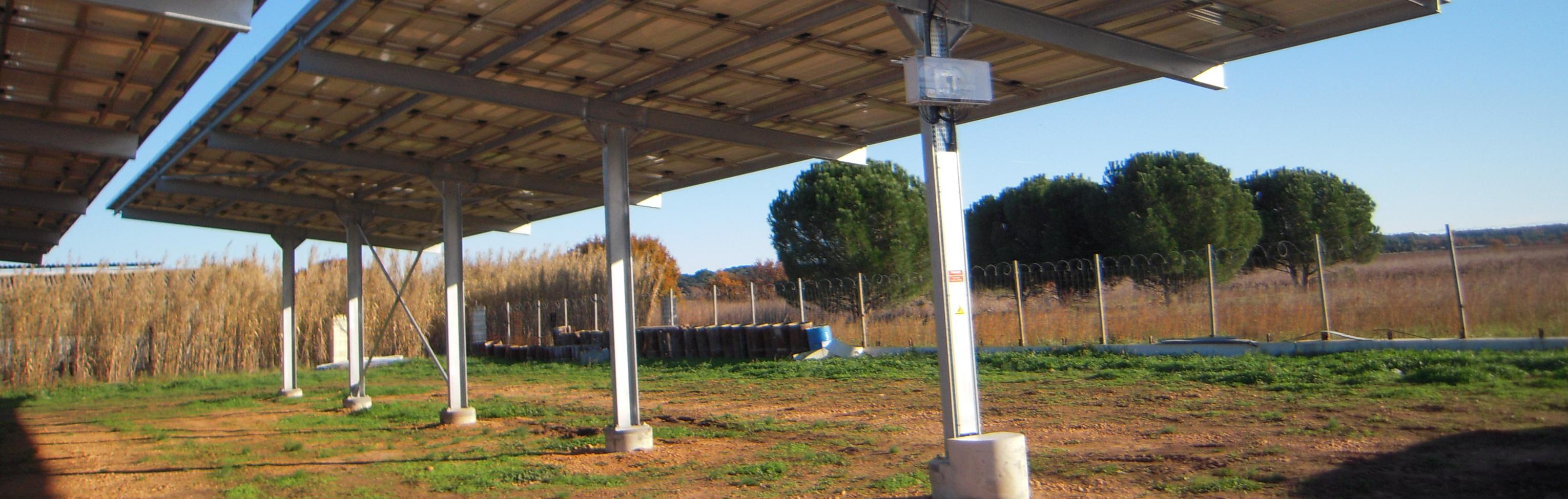 Ombrières de Parking Photovoltaïques Obton - Garage des Canaux Vauvert
