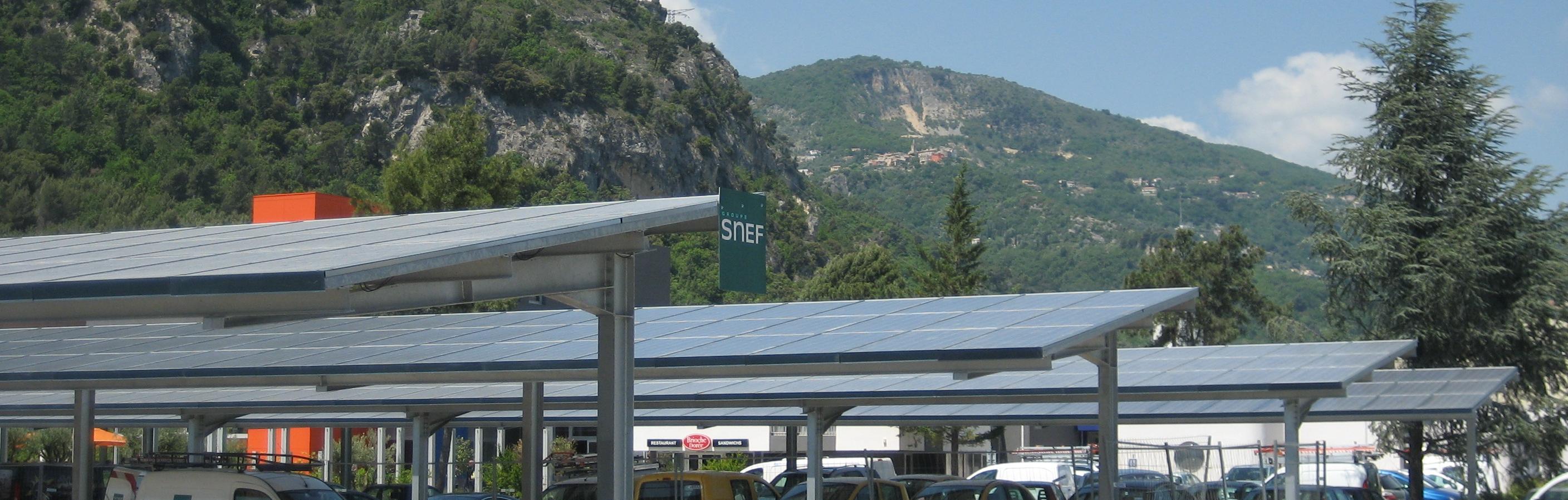 Ombrières de Parking Photovoltaïques Coruscant