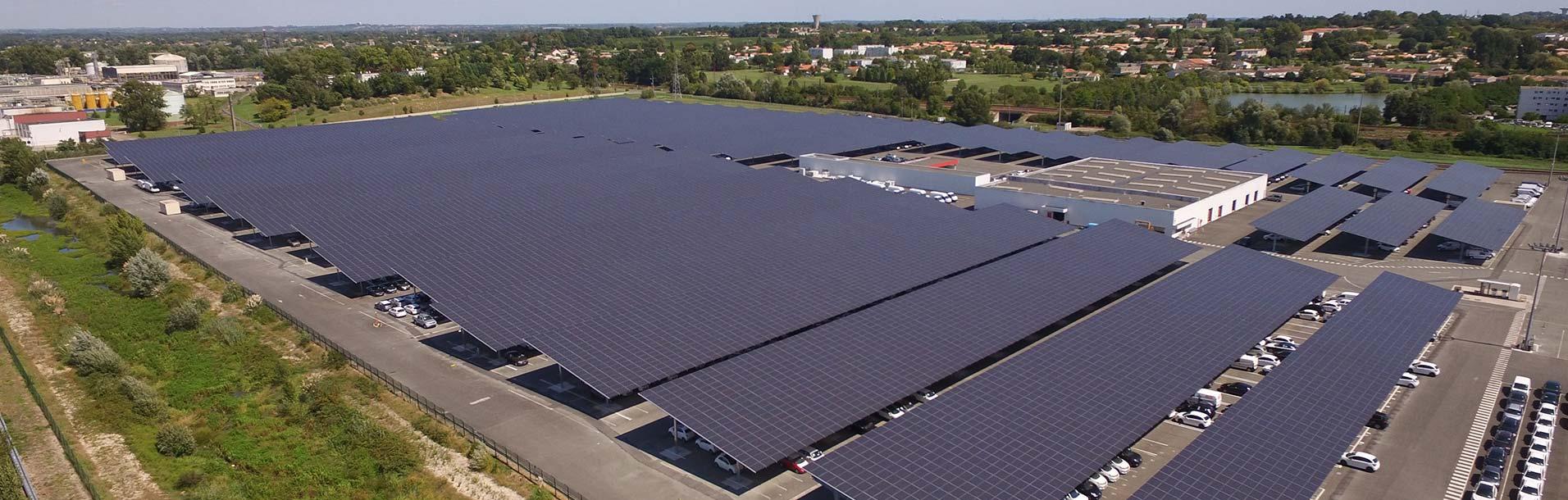 Ombrieres solaires Coruscant STVA Bassens