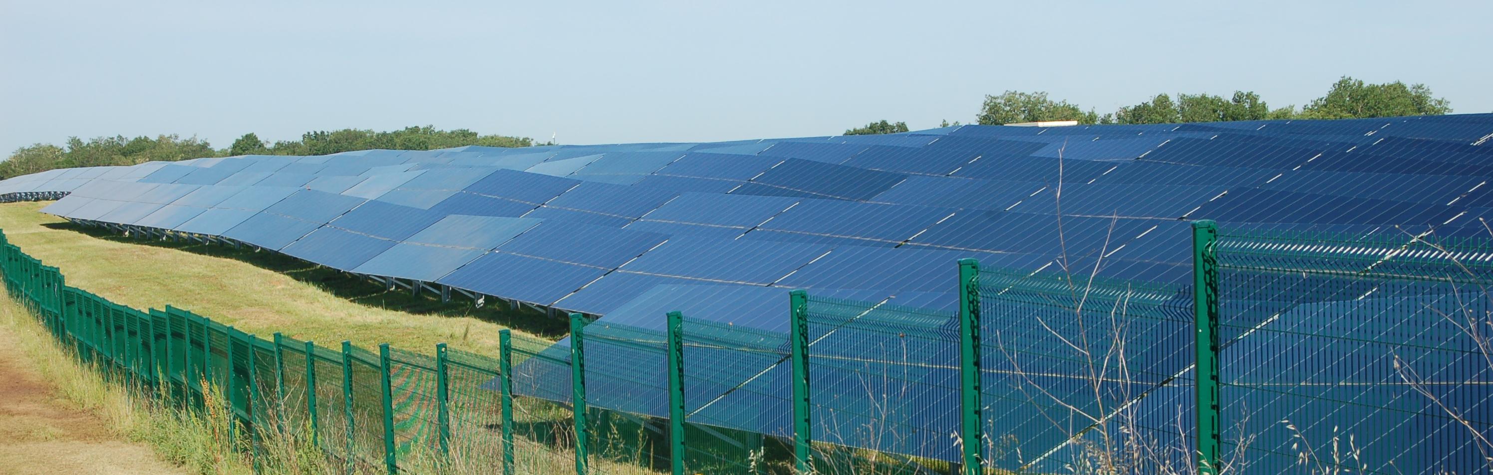 Centrale Photovoltaique sur terrain en friche